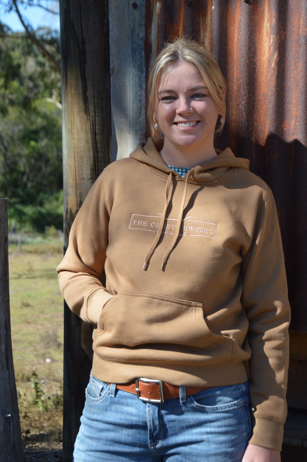 TCC Hoodie  Fleece lined ~ Caramel  image 0