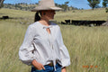 Georgie Blouse ~ Bone Gingham image 2
