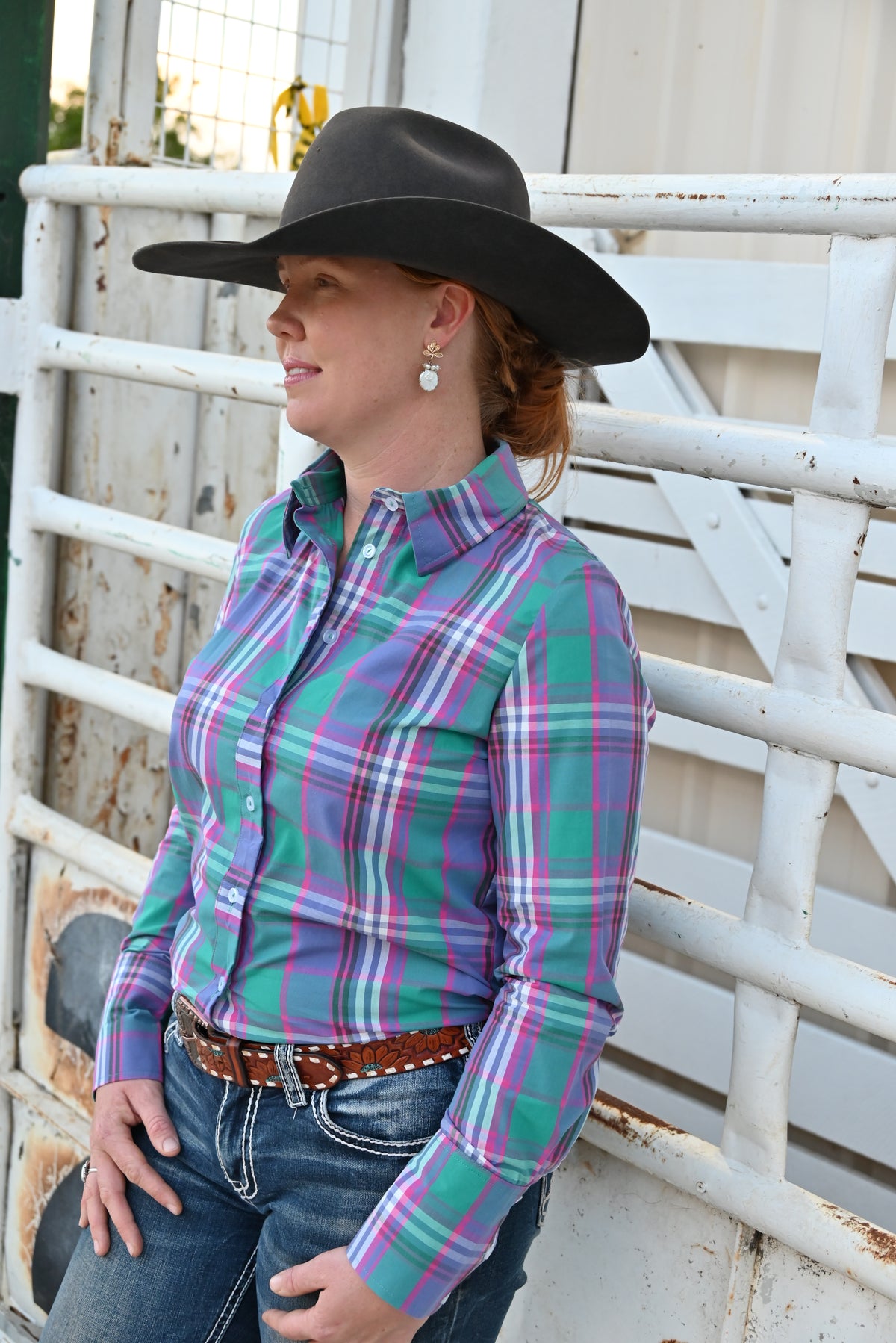 Anna ~ Emerald Plaid