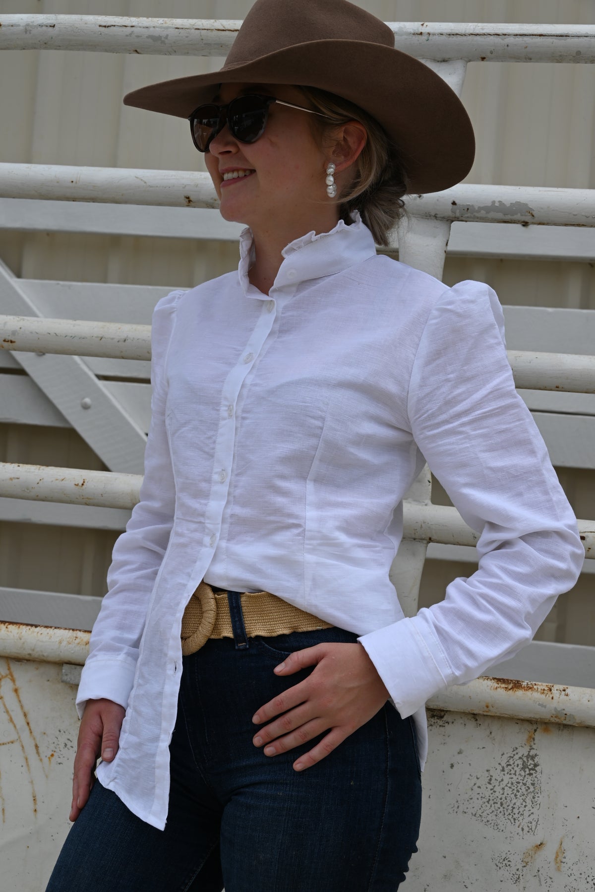 Evie ~ White Linen