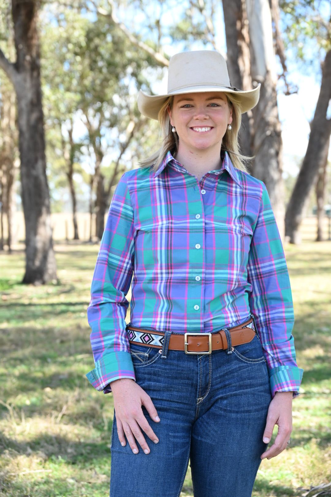 Anna ~ Emerald Plaid